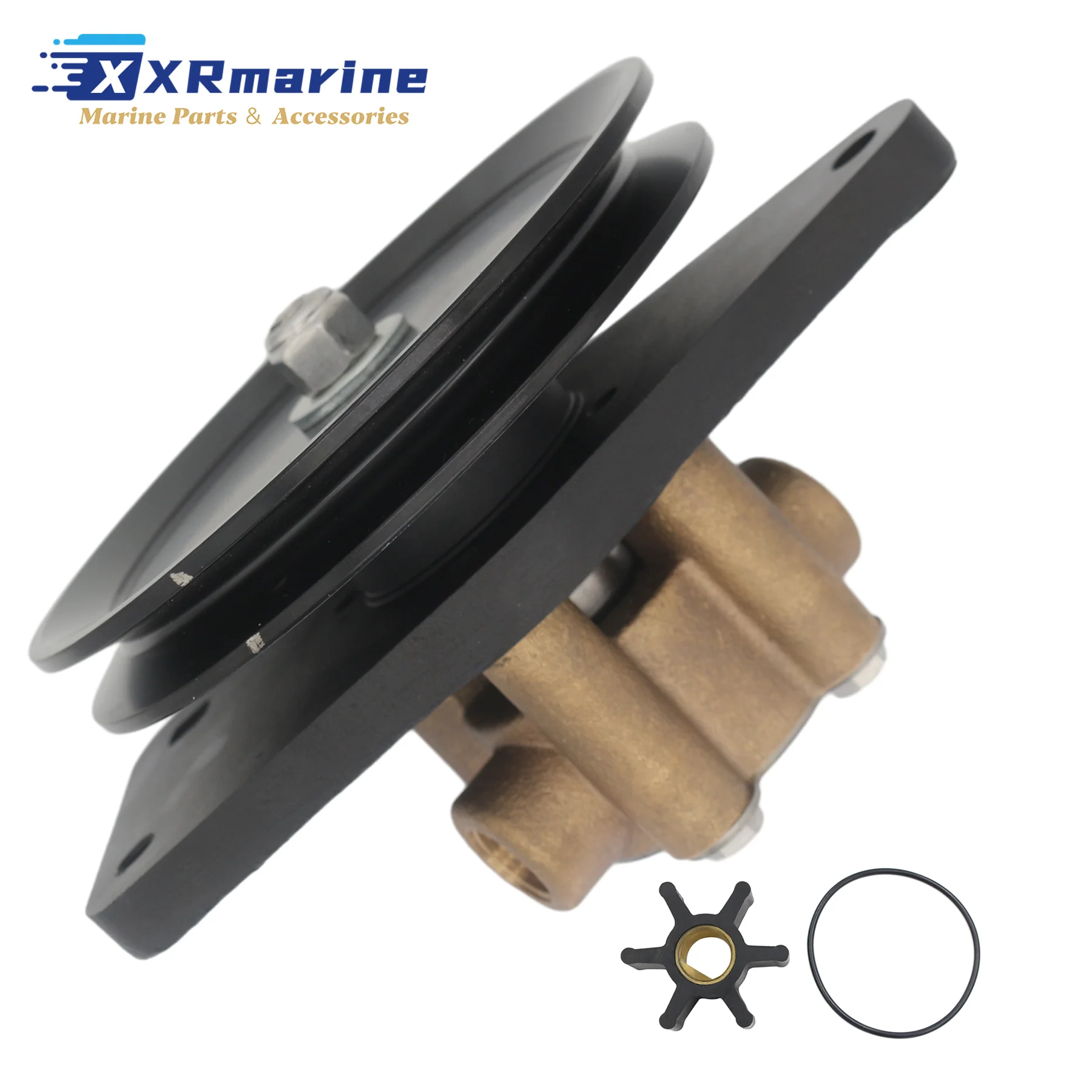 Raw Sea Water Pump with Impeller Kit Fits for Cummins Marine MDKBH  MDKBJ  MDKBW Engines Replaces 132-0395 132-0430