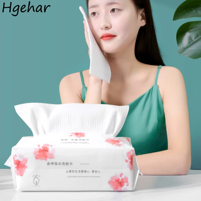 Disposable Towel Solid Skin-friendly Face Cleaning Thicker Home Simple Compressed Non Woven Wet and Dry Pearl Pattern Safety