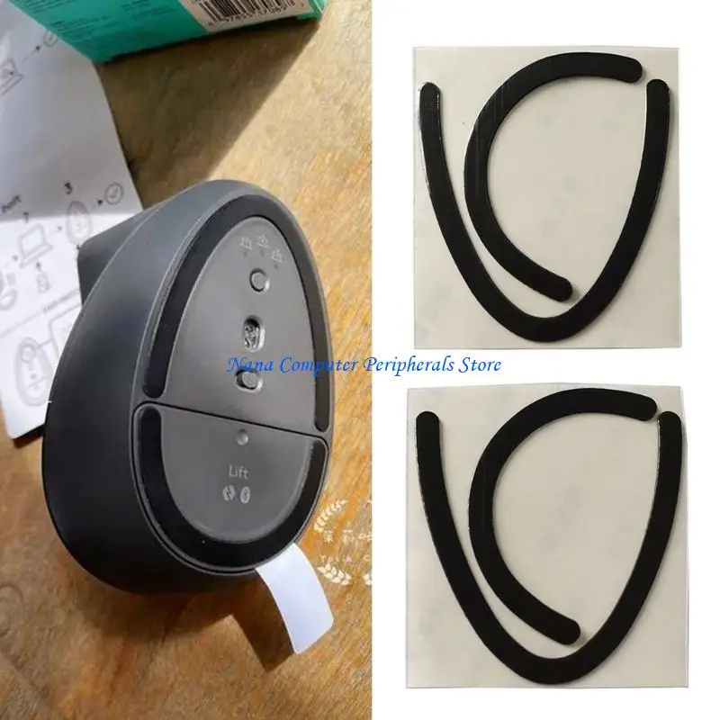 F68C Mouse Skates Pad Mouse Feet for MX Vertical/MX Lift Vertial Mouse Curved