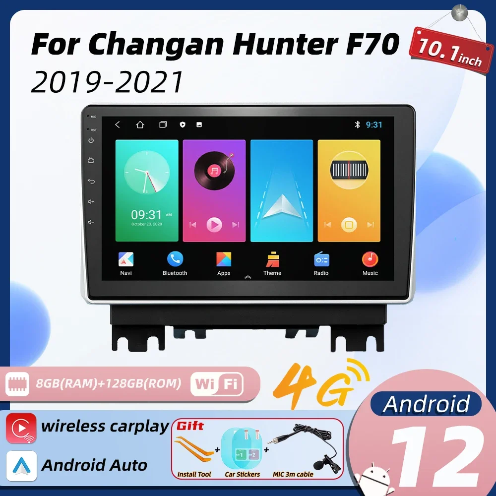 

2 Din Android Car Stereo Radio for Changan Hunter F70 2019-2021 Autoradio GPS Navigation 10.1" Car Multimedia Player Head Unit