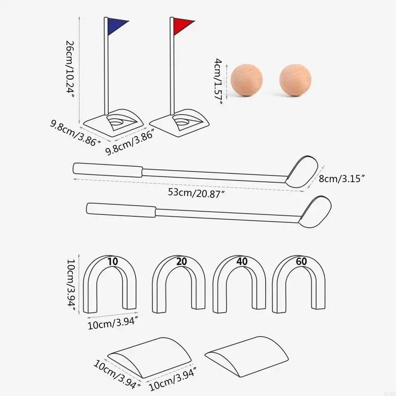 97BC zestaw zabawek golfowych dla dzieci maluch Golf zabawki sportowe wczesna edukacja zabawki do ćwiczeń na świeżym powietrzu