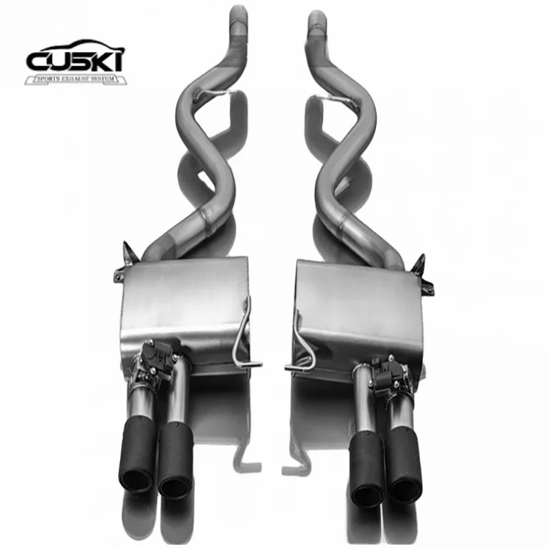 Stainless Steel valve exhaust sports car sound System for BMW M3 E90 2015-2017 Car exhaust Header Increased power