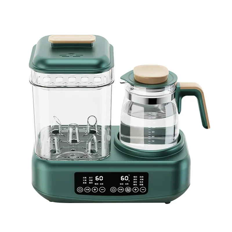 哺乳瓶滅菌器,自動ミルクヒーター,サーモスタットケトル,ドライヤー,フォーミュラディスペンサー,インテリジェント,3 in 1