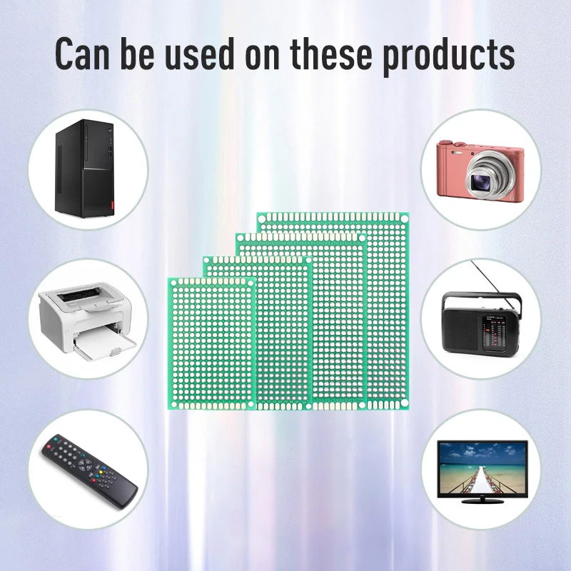 8 pçs/set 4x6cm 5x7cm 6x8cm 7x9cm Dupla face PCB diy kit eletrônico, placa de circuito Impresso Universal prototype pcb board