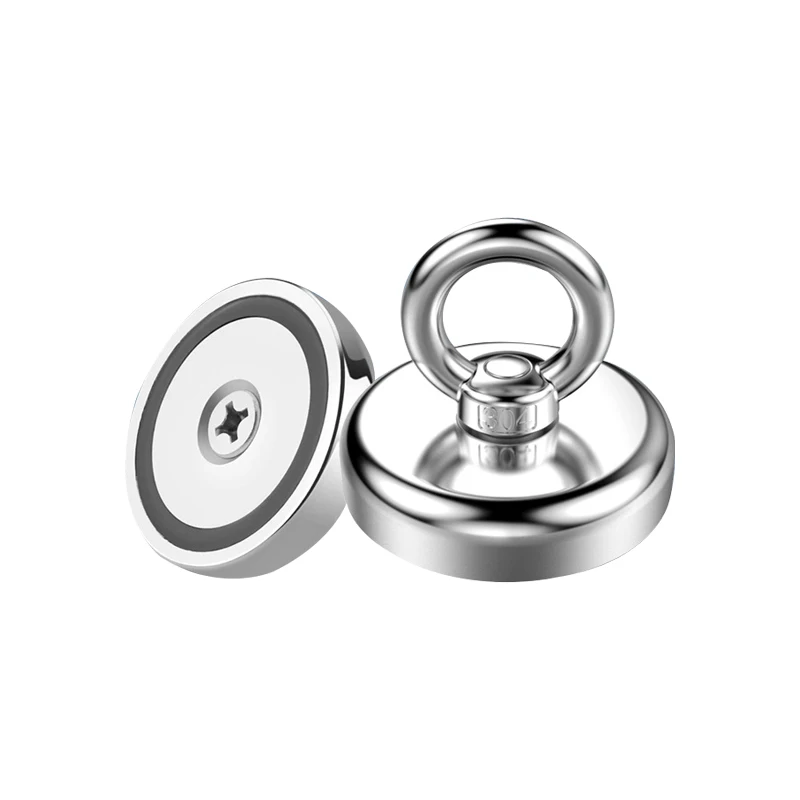 N52 D16- D42 Strong Neodymium Magnet Powerful Fishing Magnet Deep Sea Fishing Magnet with Ring Search Magnetic Pot Searcher