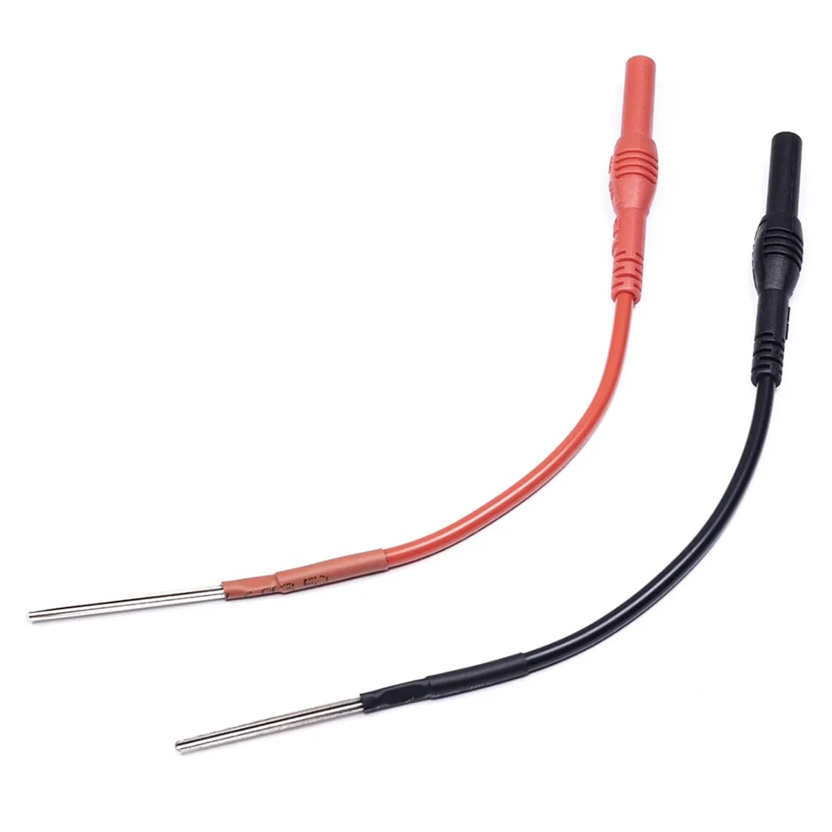 2 PCS Flexible Spoon Back Probes, Back Probe Pins Automotive Compatible with 4mm Banana Plug Test Leads