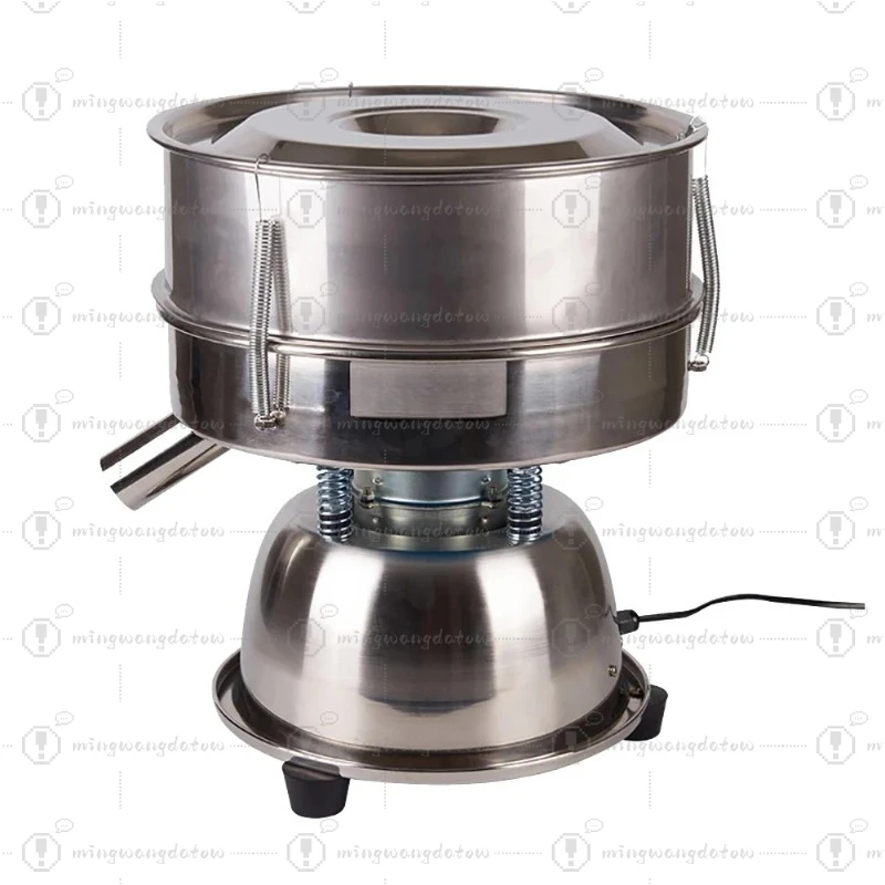 

Electric Vibrating Screen Powder Screening Sifting Machine Stainless Steel Powder Sieve Machine Mesh Optional Sieve Height 10CM