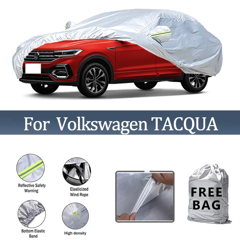 

For Volkswagen TACQUA Car Cover Outdoor Protection Covers Snow Sunshade Waterproof Dustoroof Exterior Uv Car Accessones