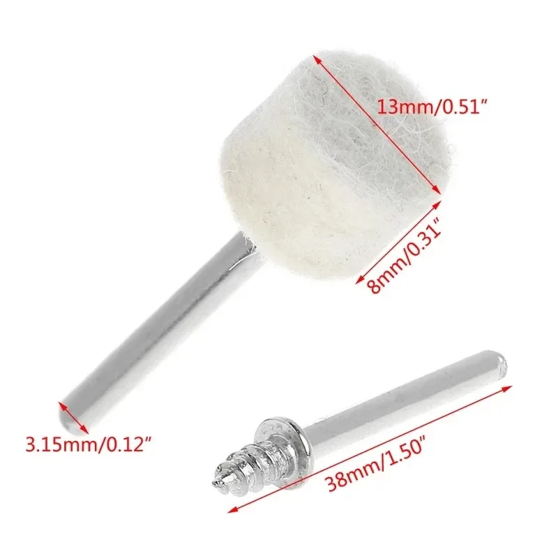 

Pratical High Quality Portable New Nice Buffing Wheel 13mm 50* 50pcs Cleaning For Rotary Tool For Stones And Glass