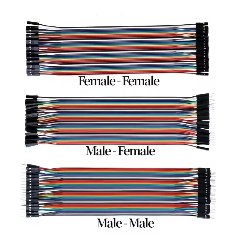 40PIN Cable Dupont Line 20cm 30cm Male To Male Female To Female Male To FeMale Jumper Dupont Wire Cable for Arduino PCB DIY Kit