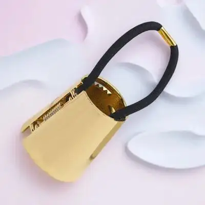 

Cute Metal Hair Ties Elastic Cuffs Ponytail Wraps Women Accessories Safe for Hair DIY Styles Parties Ceremonies Sports