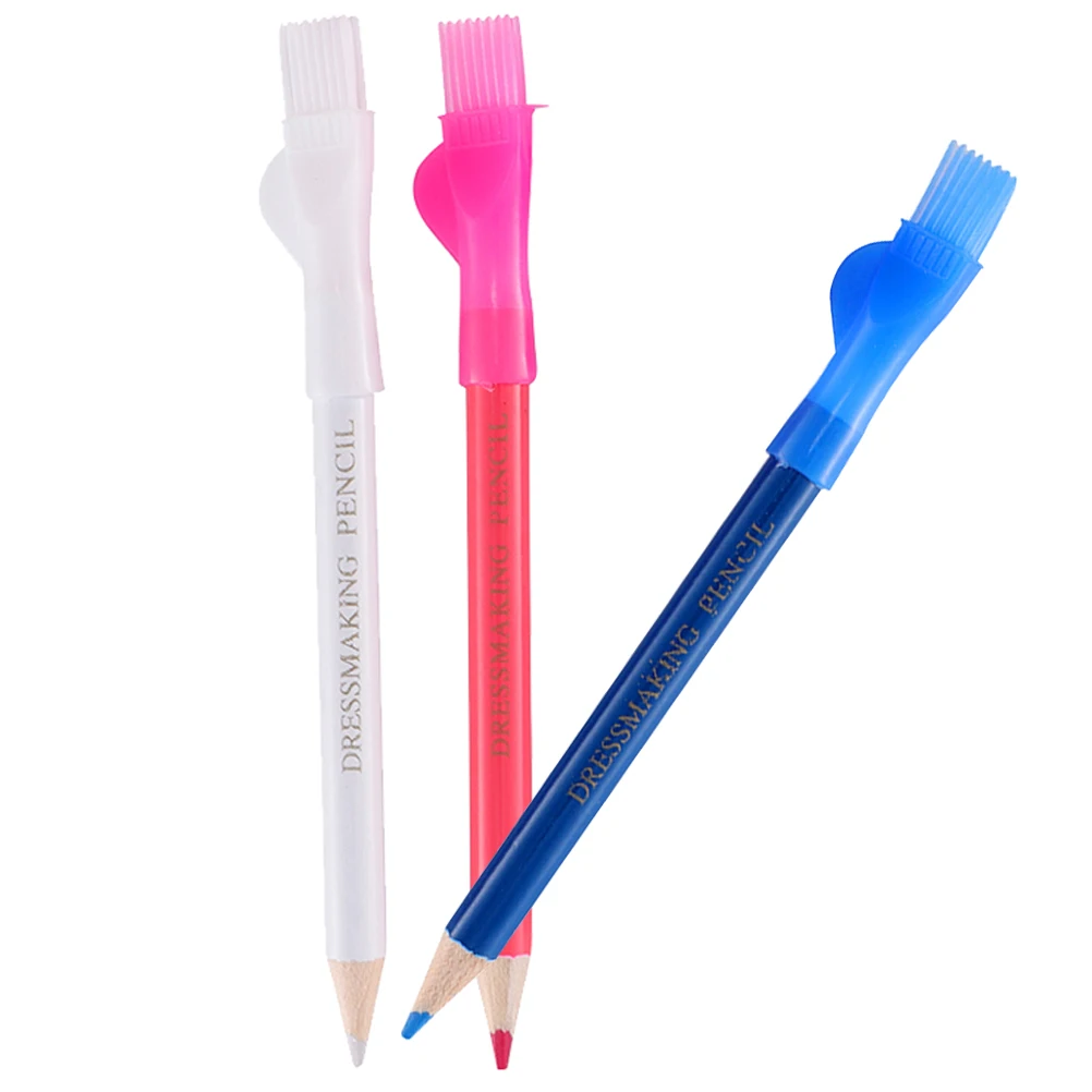 

3Pcs Sewing Fabric Chalks Professional Clothes Marker Pens Reusable Positioning Tailor Pencil Clear Line DIY Sewing Accessories