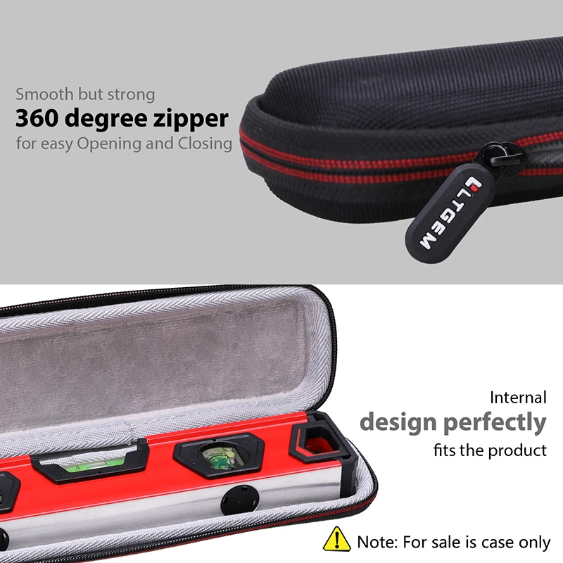 LTGEM EVA Hard Case for CRAFTSMAN Torpedo Level CMHT82390 Protective Carrying Storage Bag