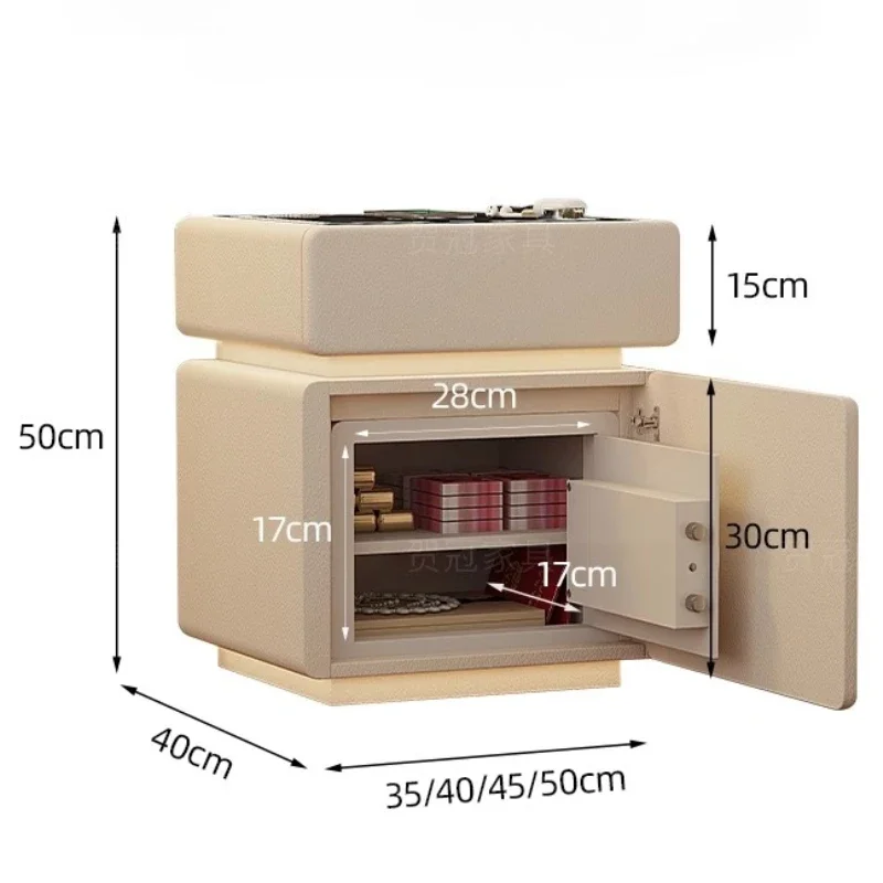 Knob Bedroom Nightstand Modern Light White Storage Nightstand Cabinet Smart Mesita De Noche Dormitorio Living Room Furniture view 5