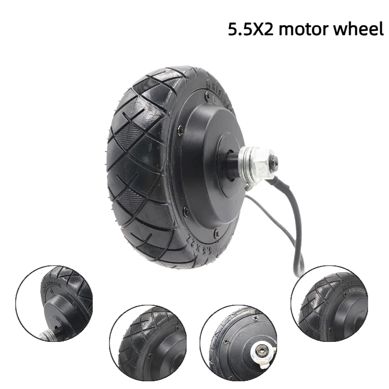 

5.5-inch wheel hub motor, scooter motor, robot walking motor, electric seat motor, 24V/36V universal