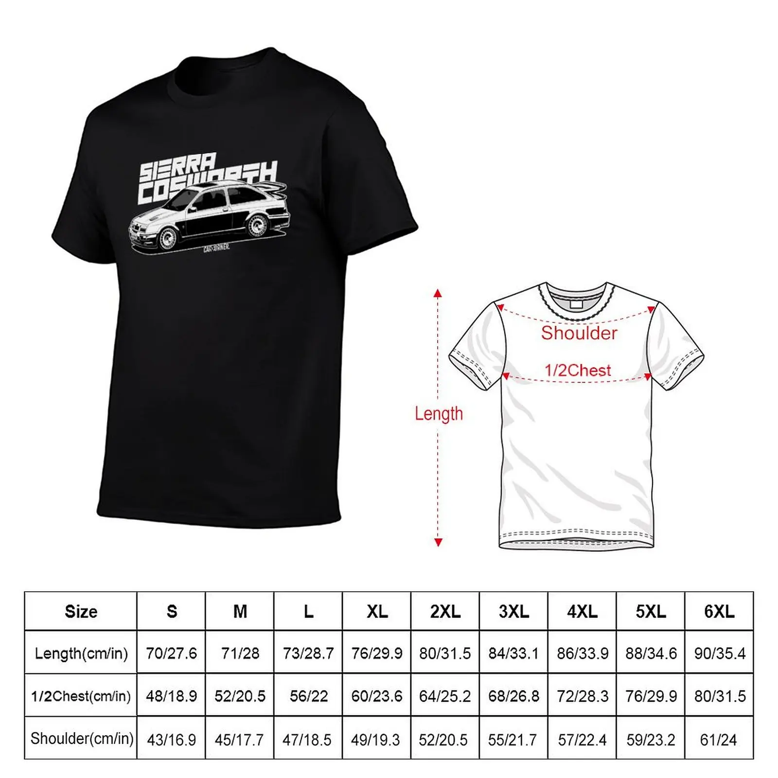 Sierra shirt cotton CarCorner shirts White g man men custom shirt man t - Cosworth t print for T-Shirt T-Shirt t