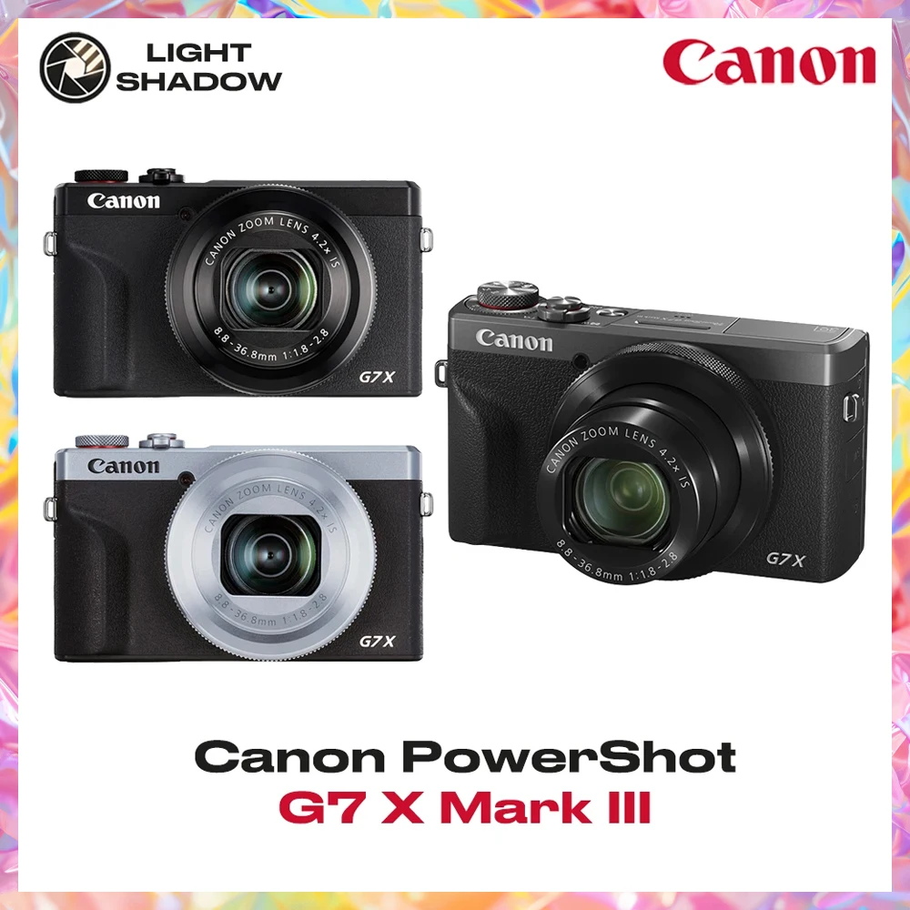 Canon PowerShot G7X Mark III – 4K Video, Vlogging Camera,G7X II G7X3 G7X2 – 20.1MP 1