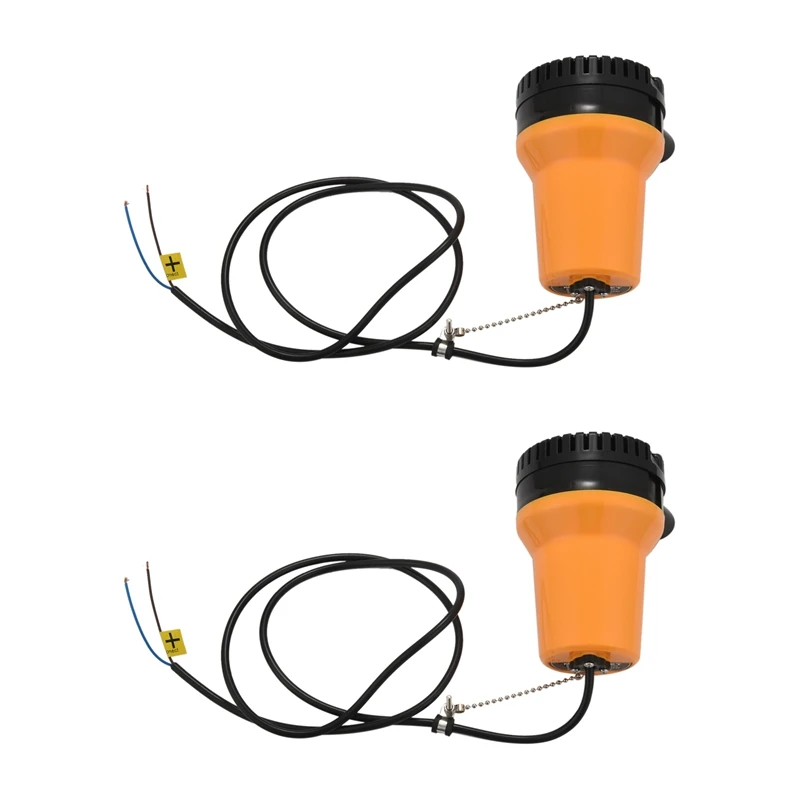 2X Bilge Pump, 12V Micro- Dc Immersible Submersible Agricultural Irrigation Portable Electric Water Removal Pump