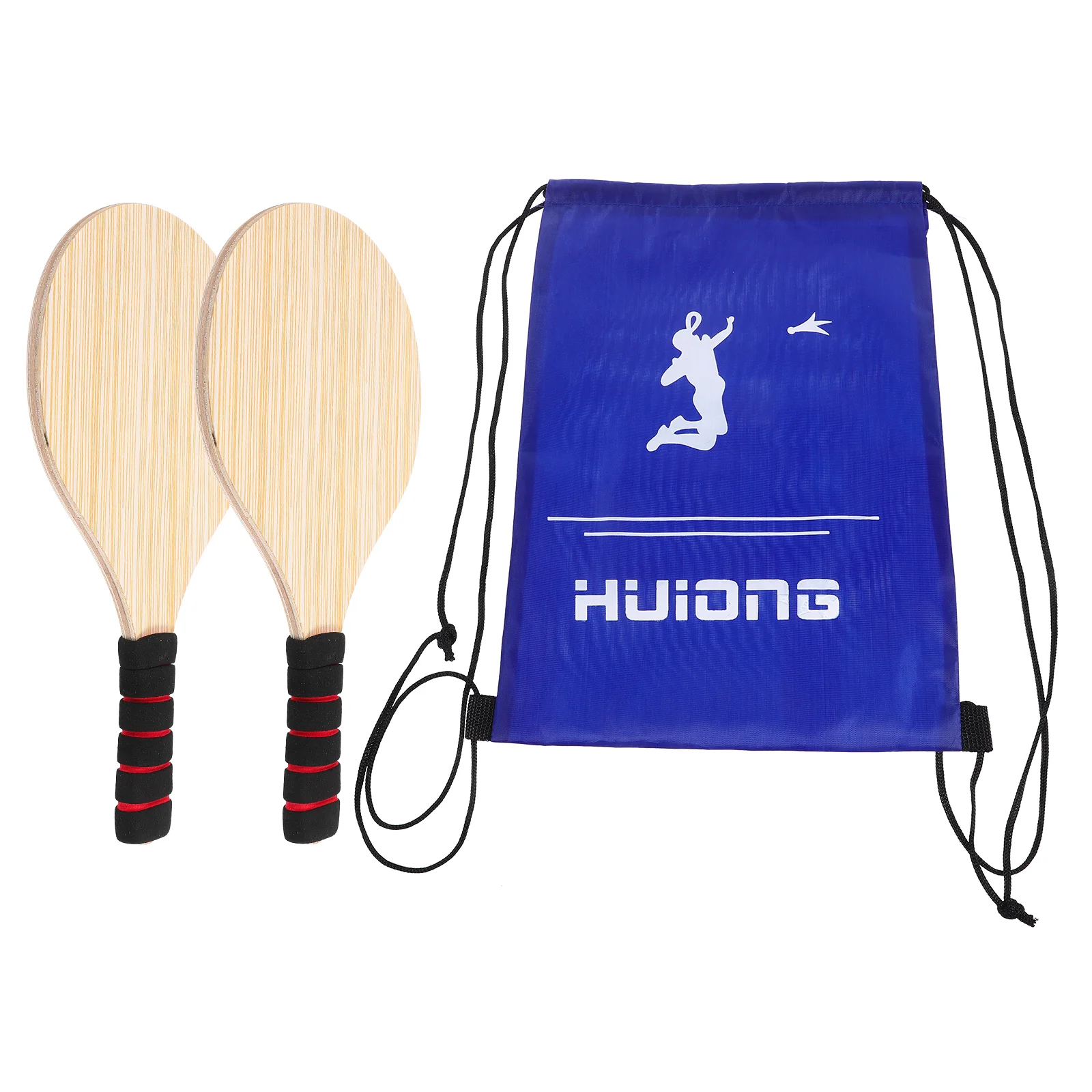 

Cricket Board Ball Game Racket Reusable Wood Beach Badminton Solid Sports Playthings Kids Rackets Fitness