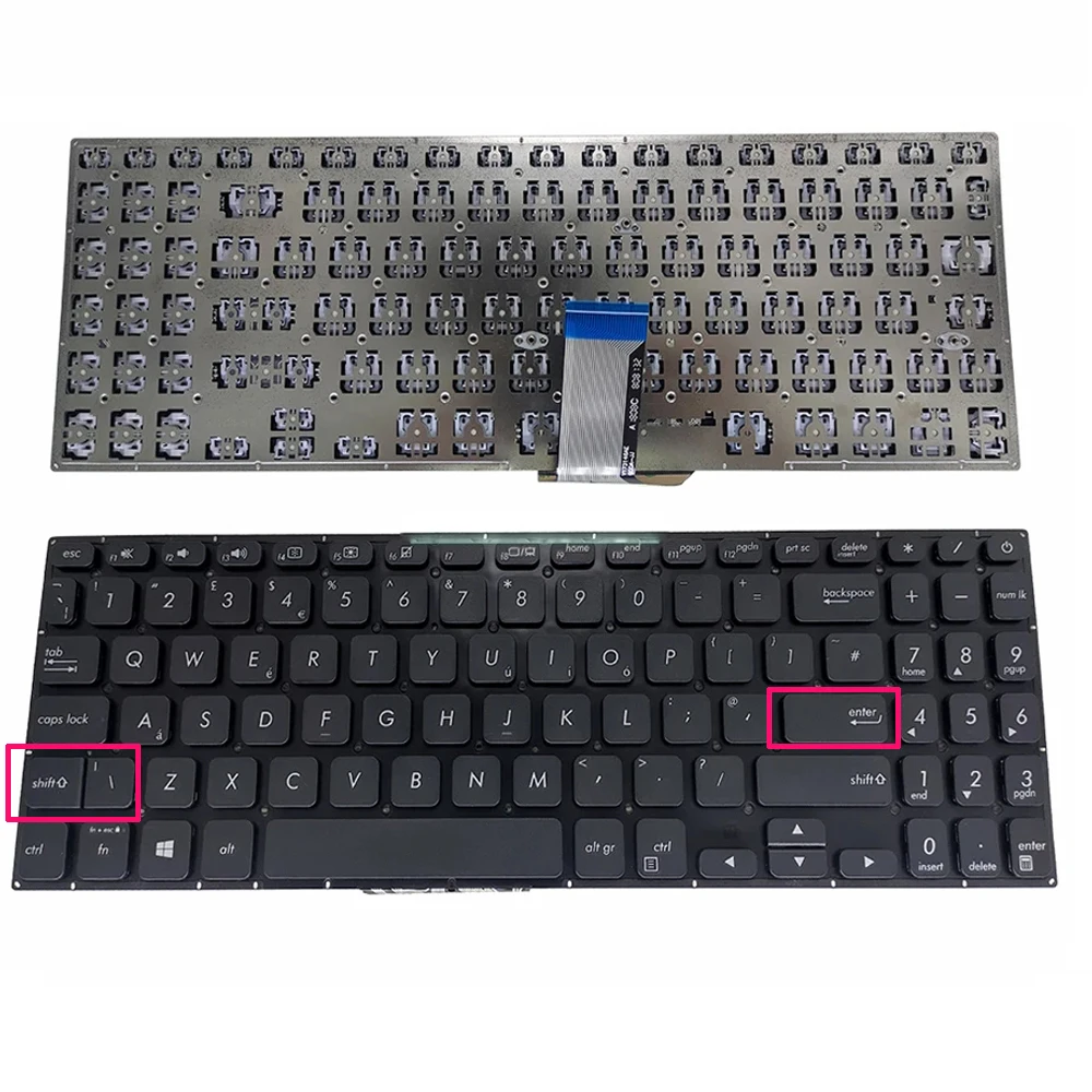 

AZERTY French UK Laptop Keyboard for Asus VivoBook S15 S530U S530F S530FA-EJ335T S530UN-BQ353T 0KNB0 5111UK00 5111FR0 keyboards