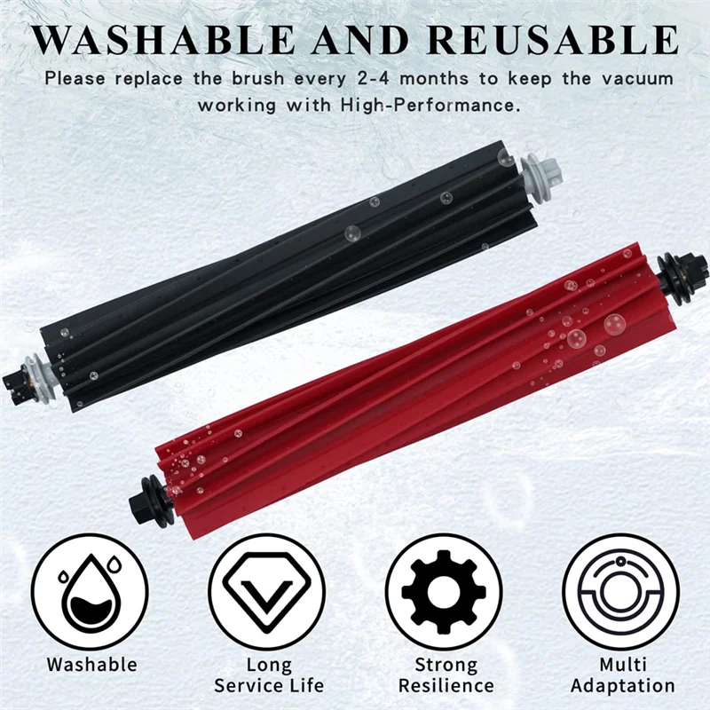 AB43-10PCS Części zamienne do odkurzacza Xiaomi Roborock S8 /S8 Pro Ultra /S8+ Podwójne szczotki główne boczne Ścierki do mopa Filtry HEPA