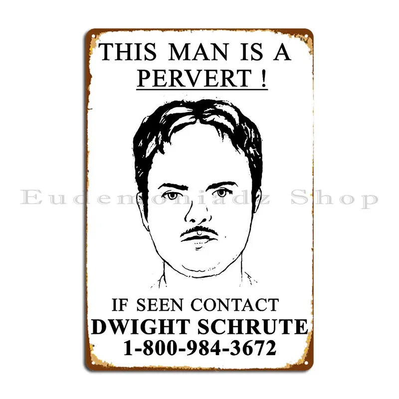 This Man Is A Pervert Metal Plaque Poster Party Customize Bar Print Wall Mural Tin Sign Poster