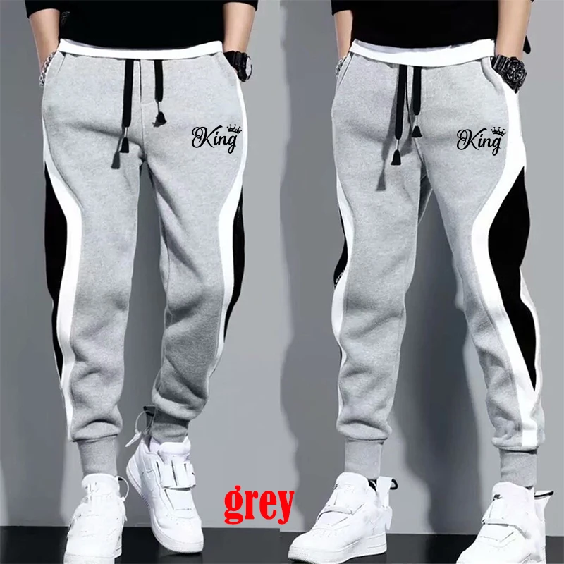 Fashionable men's hip-hop work pants, jogging pants, casual pants, elastic waist circumference, sports pants, streetwear