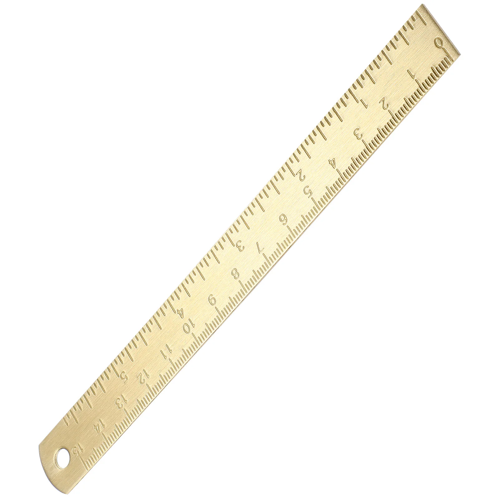 Brass Scale Office Drawing Ruler Measurement Tool Supply Students Tools Straight Must Have Architecture Multi-functional