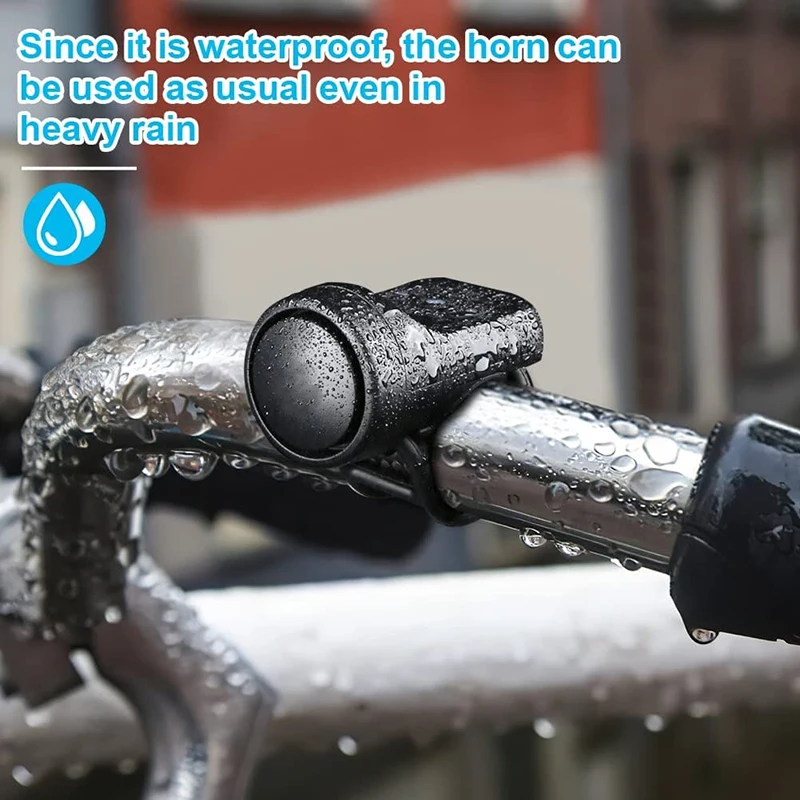 جرس دراجة كهربائية USB قابلة للشحن الدراجة القرن 120db دراجة الطريق الجبلية جرس خواتم الدراجات تحذير إنذار للدراجات اكسسوارات