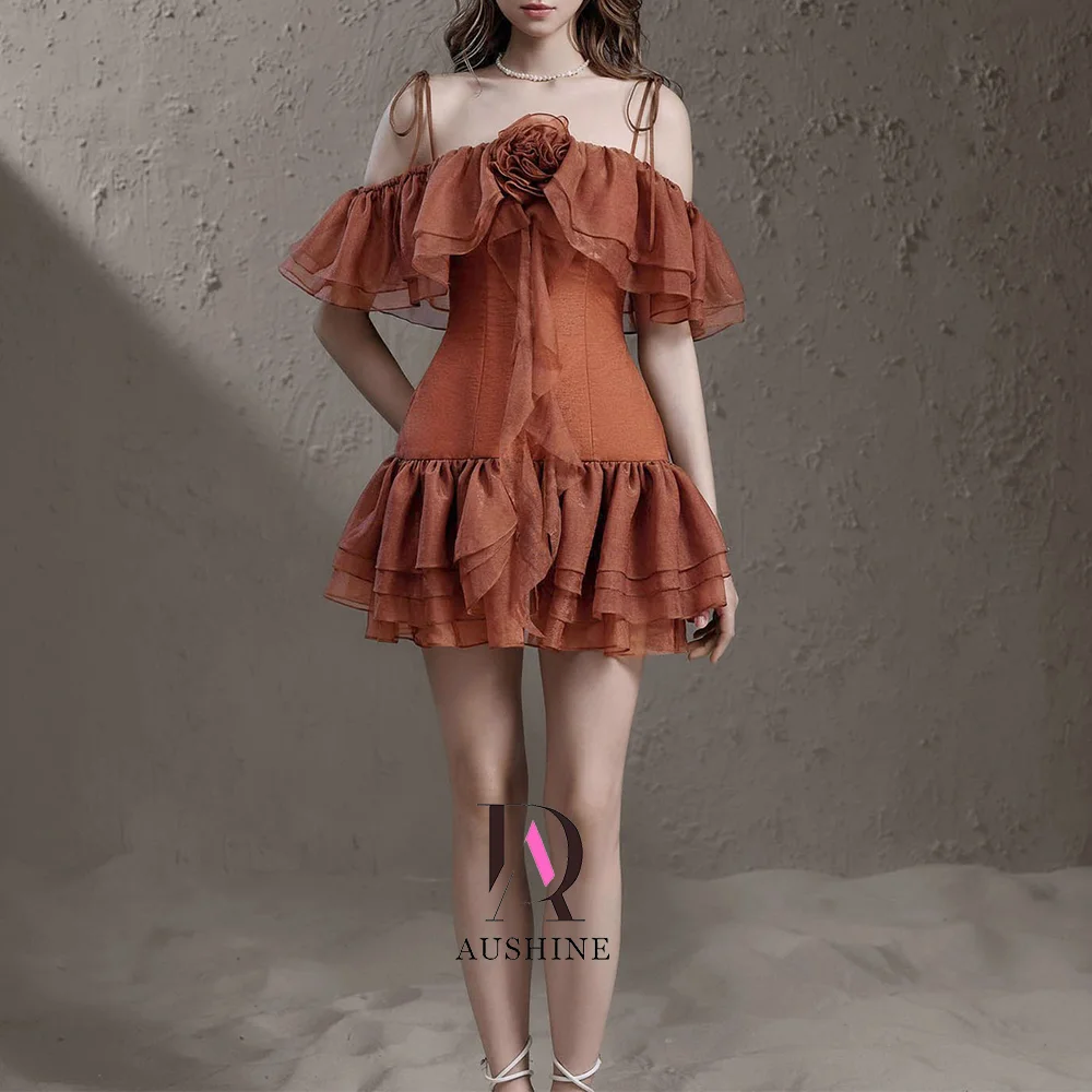 

YangBD Customized Birthday Evening Dress Ankle Length Short Sleeves Summer Elegant Wedding Party Gowns For Women Arab 2024