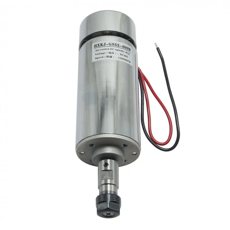 ROUTER CNC FILLING Motore mandrino raffreddato ad aria da 0,4 kW, regolatore di velocità PWM e supporto