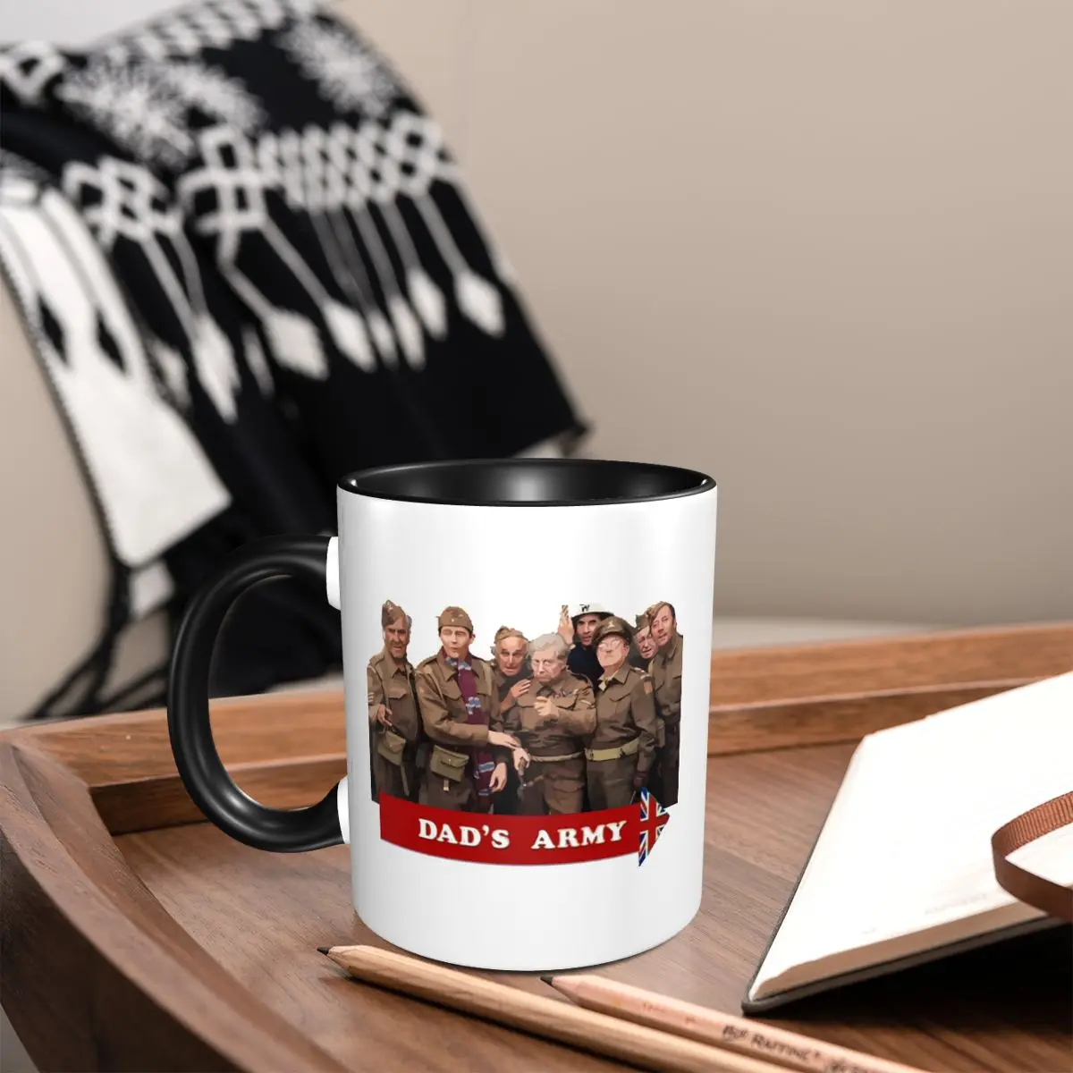 Dad'S Army Captain Mainwaring British Nostalgia Mug Funny Ceramic Coffee Cups Tea Mugs Milk Cup Drinkware Gifts for Woman Man