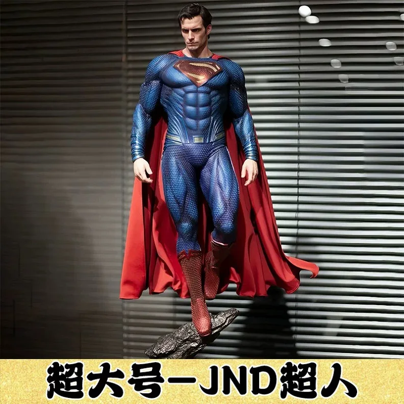 Super High Quality Dc Series Justice League Steel Man Superman Gk Statue Handmade Fashionable Model Ornament Birthday Gift Gift