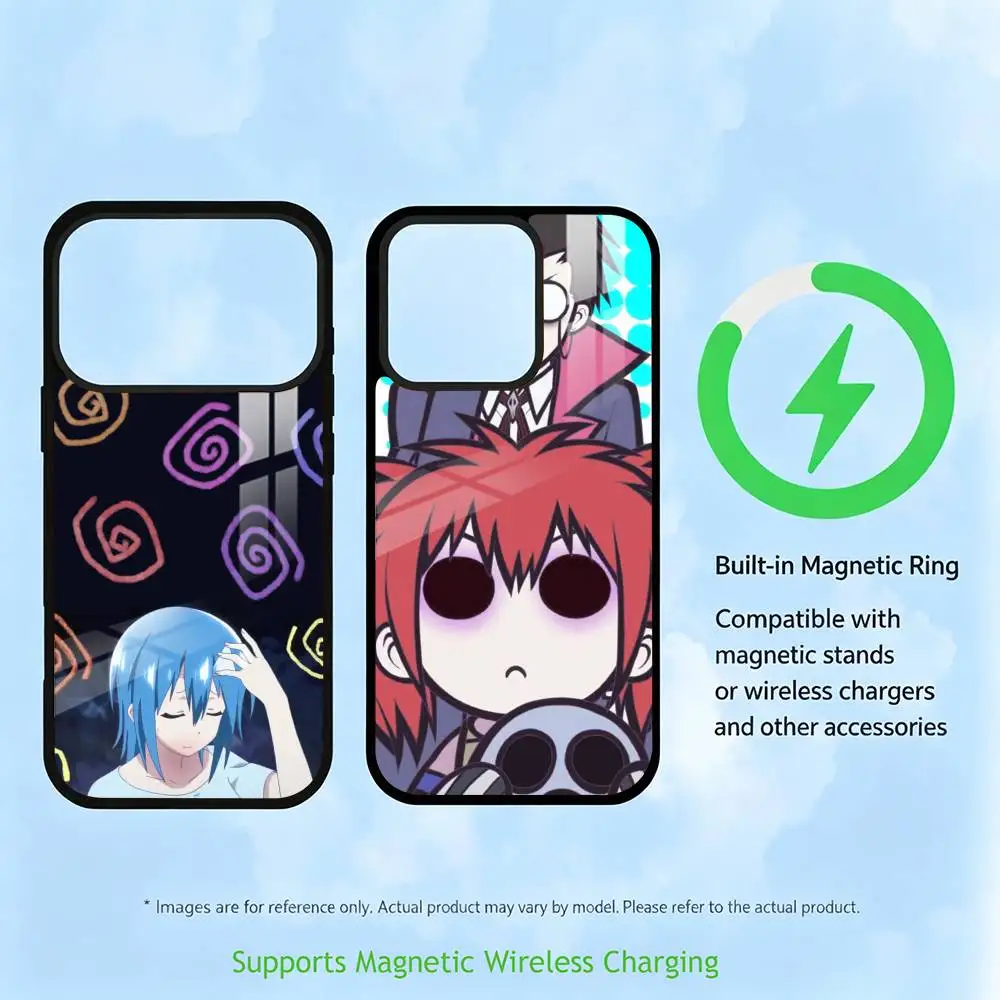 Anime Blood Lad  Phone Case For iPhone17,16,15,14,13,12,11 Plus,Pro Supports Magnetic Wireless Charging