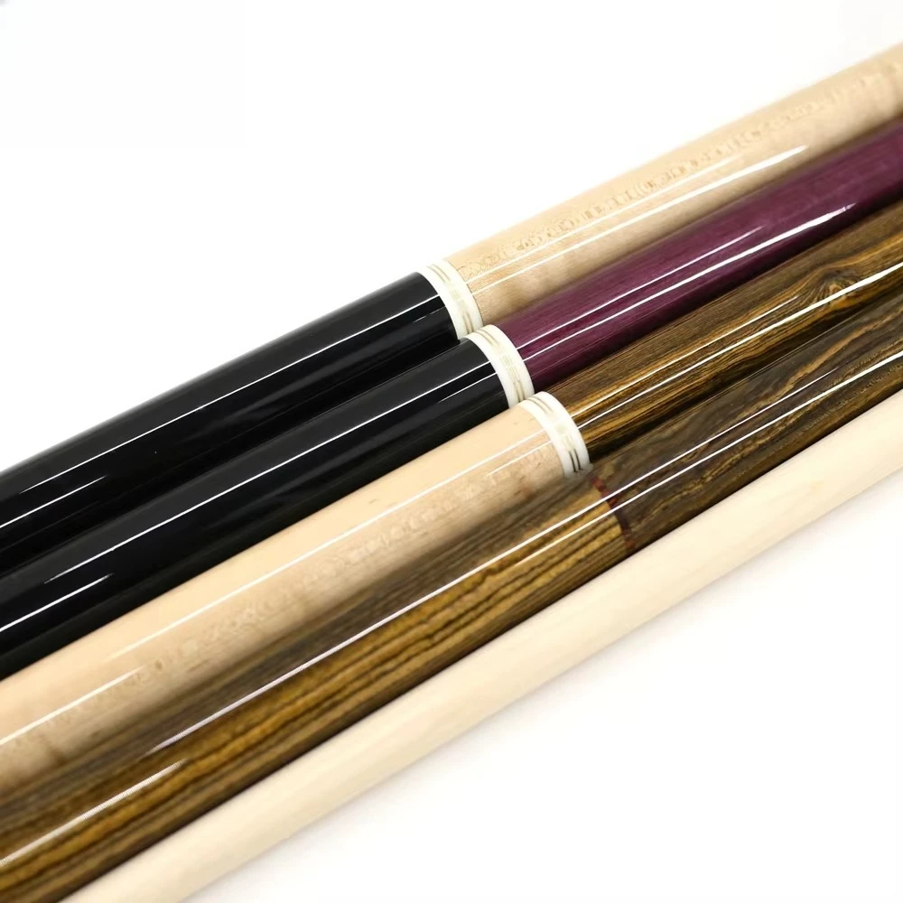 Xmlinco Cueelf  12mm 142cm Hard Canada Maple Shaft Cocobolo Wood Butt Carom Billiard Cue