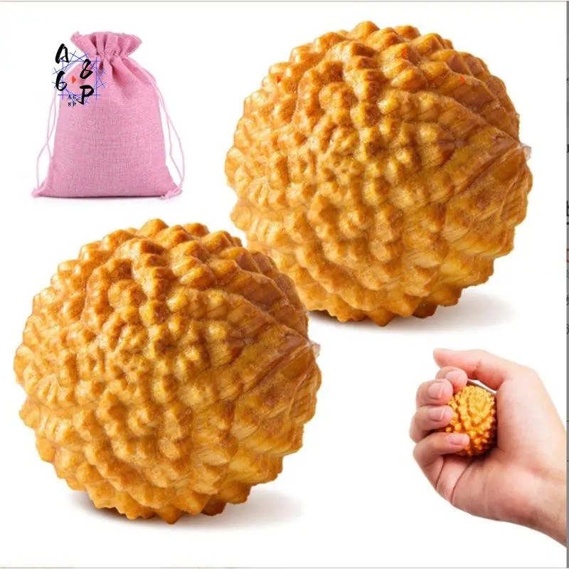 A68P-Wooden Massage Ball - 2Pcs Acupressure Ball For Natural Labor And Delivery Essentials, Birthing Comb, Stress Relief