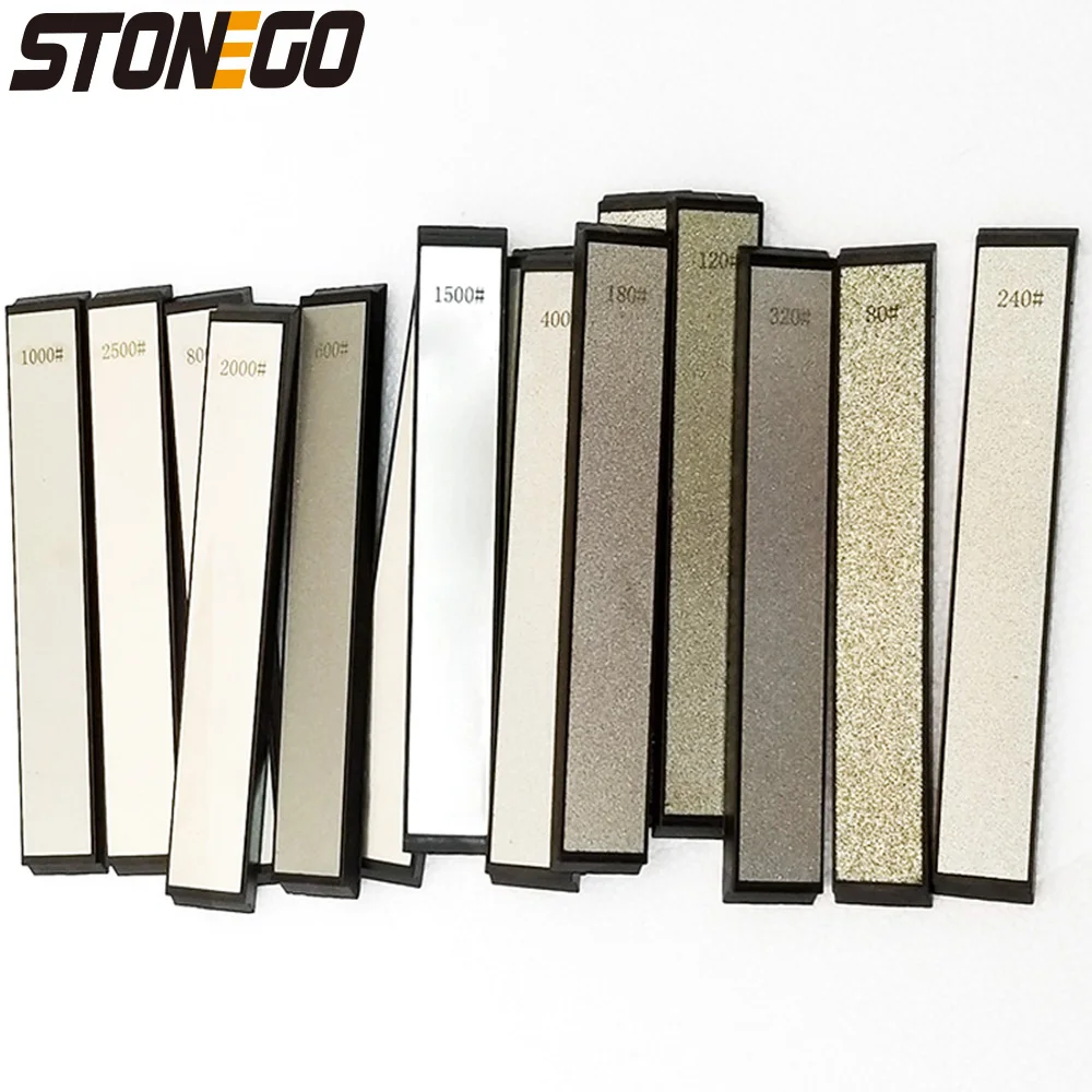 

STONEGO Diamond Whetstone for Kitchen Knife Sharpening System - Replacement Grinding Stone for Sharp Edge