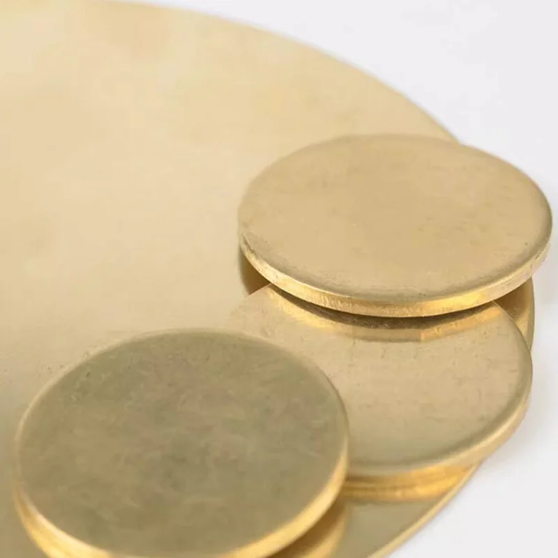 Brass Sheet Round Solid Disc Metal Plate