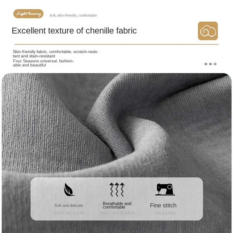 Solid Color Sofa Covers for Living Room Non-slip Thicken Couch Slipcovers Four Seasons Universal Sofa Mat Backrest Towel