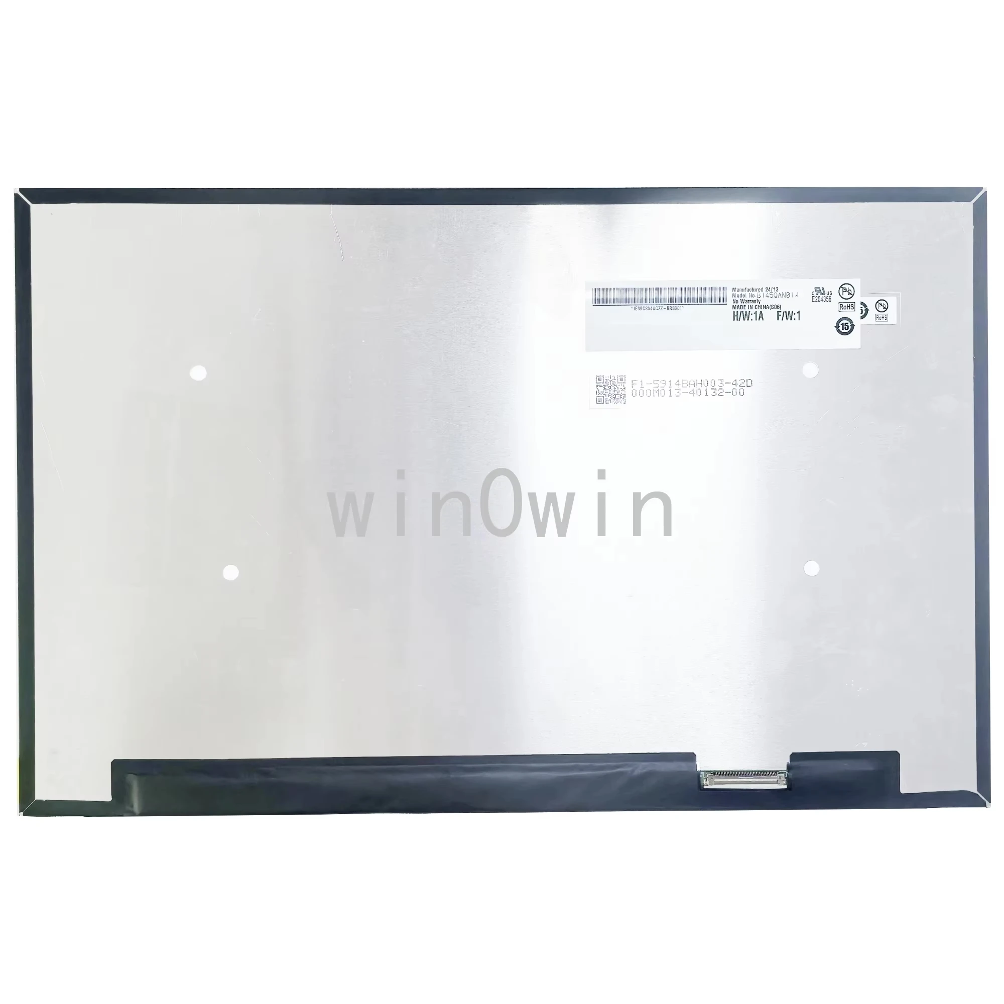 

B145QAN01.J 14.5 inch QHD 2560X1600 40pin NEW EDP Display Panel Matrix Laptop LCD screen NEW