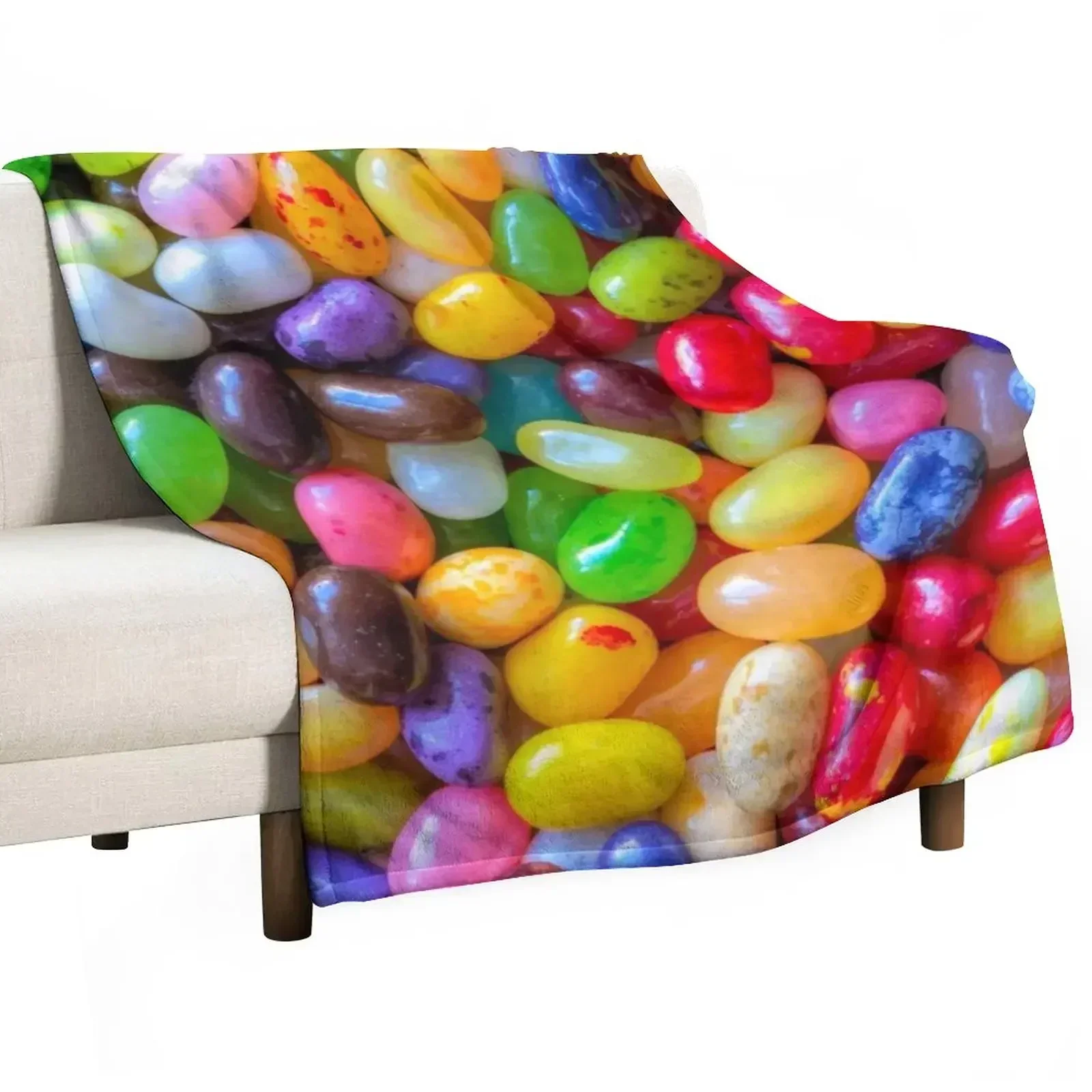 

Jelly Beans Throw Blanket halloween Bed Fashionable Bed covers Blankets