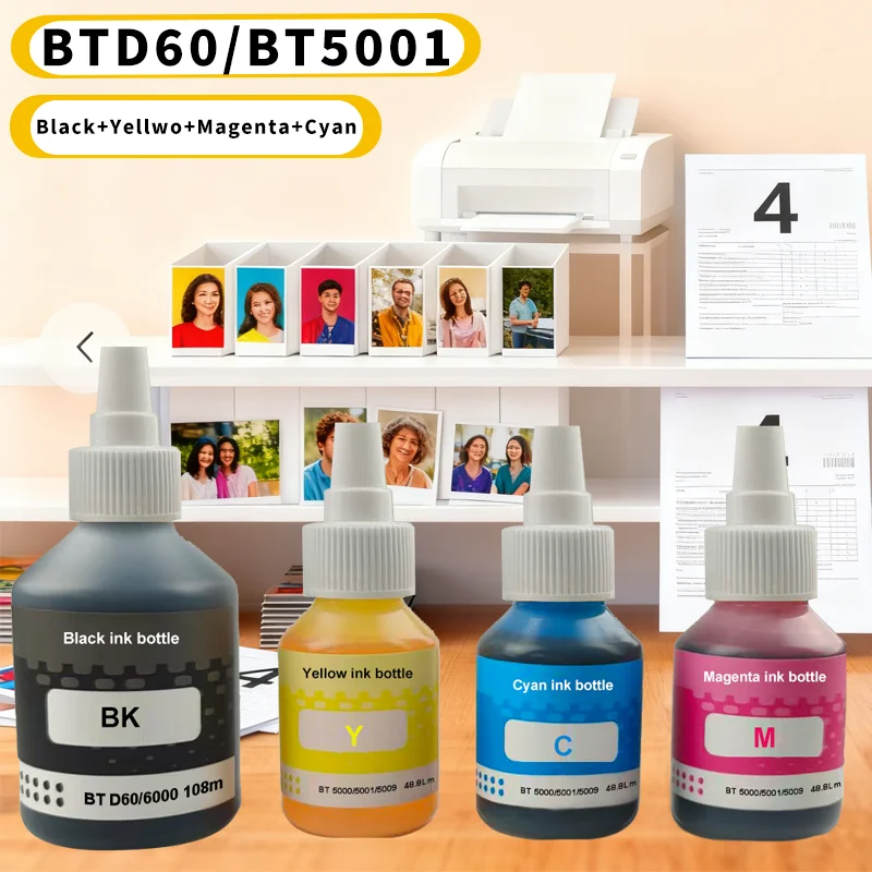 

Ink colors Compatible with Brother printer ink for MFC-T810DW/T910W/T4500DW/T920DW/DCP-T310/T510W/T220W/T420W/T520W/T710W/T920D