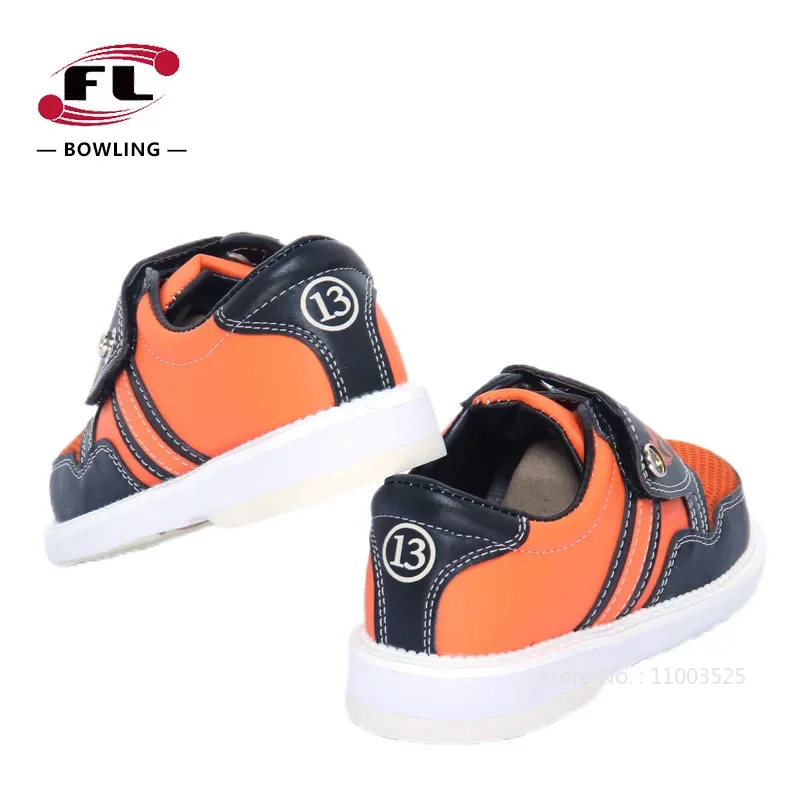 

Brand FL Children Bowling Boots Boys Girls Breathable Bowling Sneakers Unisex PU Leather Soft Anti-skid Sports Shoes Indoor
