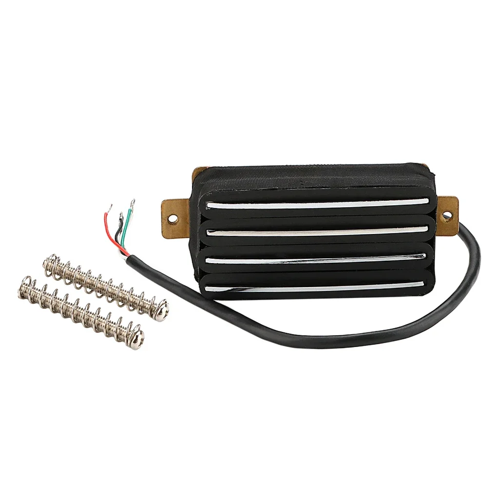 A set of Black  Electric Guitar Humbucker High Output Pickup Hot Rail 2-Dual Blade Guitar Parts & Accessories