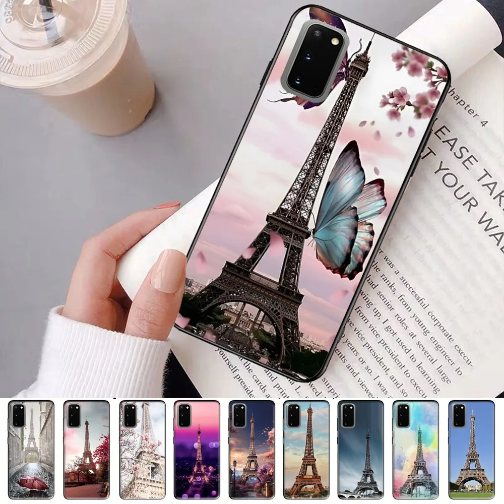 Paris Eiffel Tower Handy hülle für Samsung s 9 10 20 21 22 23 30 23plus Lite Ultra Fe S10Lite Fundas