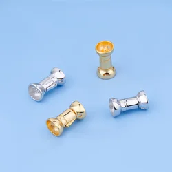 925 sterling silver pearl press Pearl button bracelet necklace connecting buckle DIY beaded material accessories