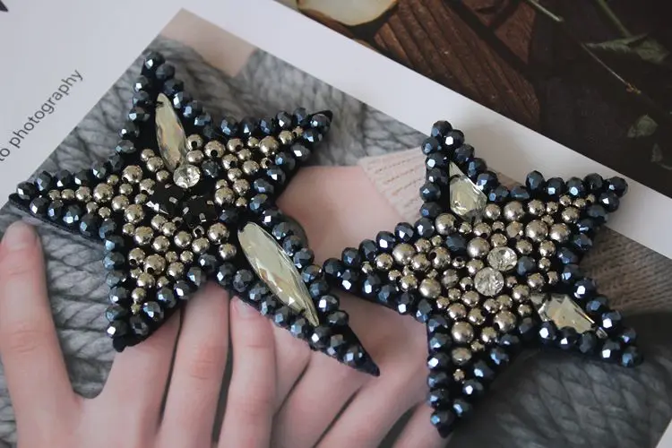 DIY hand sewn star nail bead cloth paste clothing accessories material sweater coat bag shoes and hats decoration patch