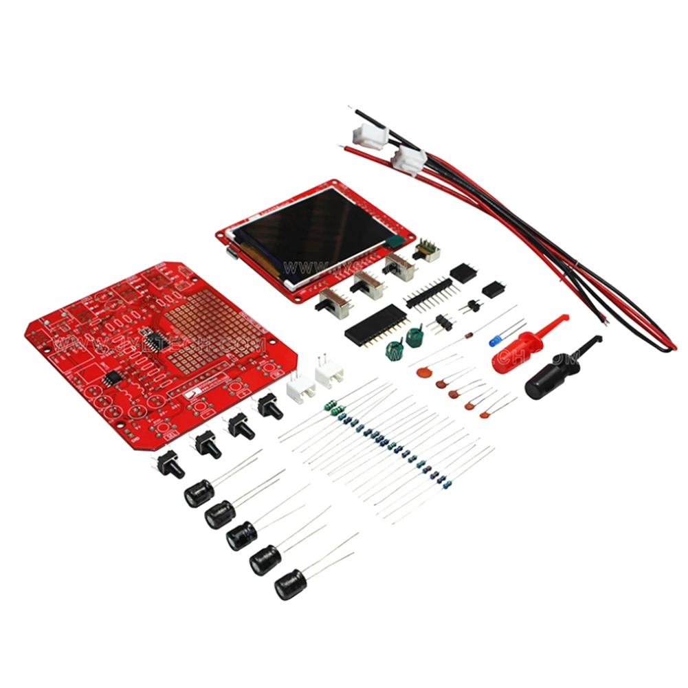 BISM DSO138Mini Kit Osiloskop Digital DIY Peningkatan DSO138 Ukuran Saku Pembelajaran (Suku Cadang)