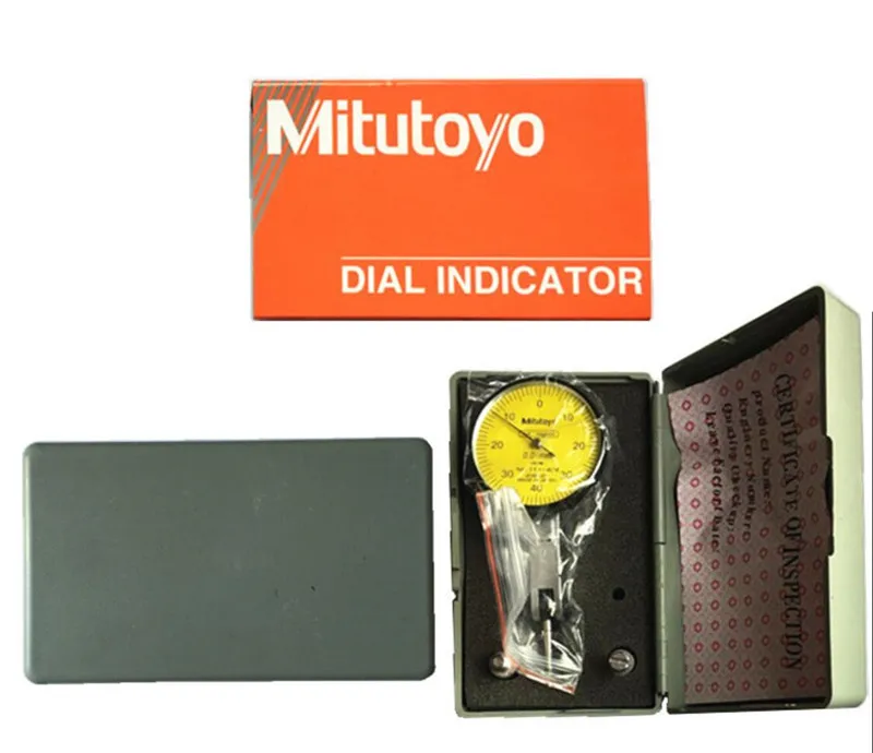 Mitutoyo Dial Indicator Analog Lever Dial Gauge Accuracy 0.01 Range 0-0.8mm Diameter 32mm Measuring Tool