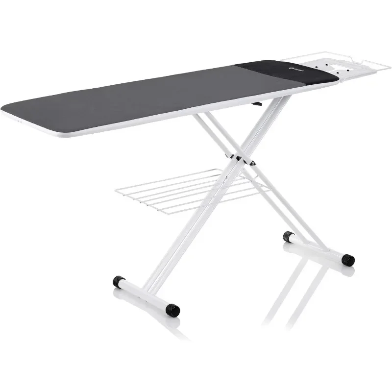 Reliable 320LB Home Ironing Board - Made in Italy 2-in-1 Home Ironing Table with Large 55 Inch Pressing Surface (Extended)